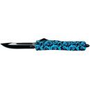 TEMPLAR KNIFE SLIM OTF MAIDEN - TEAL 3.1" BLACK DROP POINT