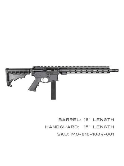 KAK Industry MO-816-1004-001 Complete K15 Rifle 9mm 16" 32+1 Black