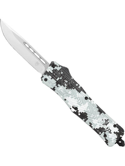 COBRATEC MEDIUM CTK1 OTF - WINTER DIGI CAMO 3" DROP POINT