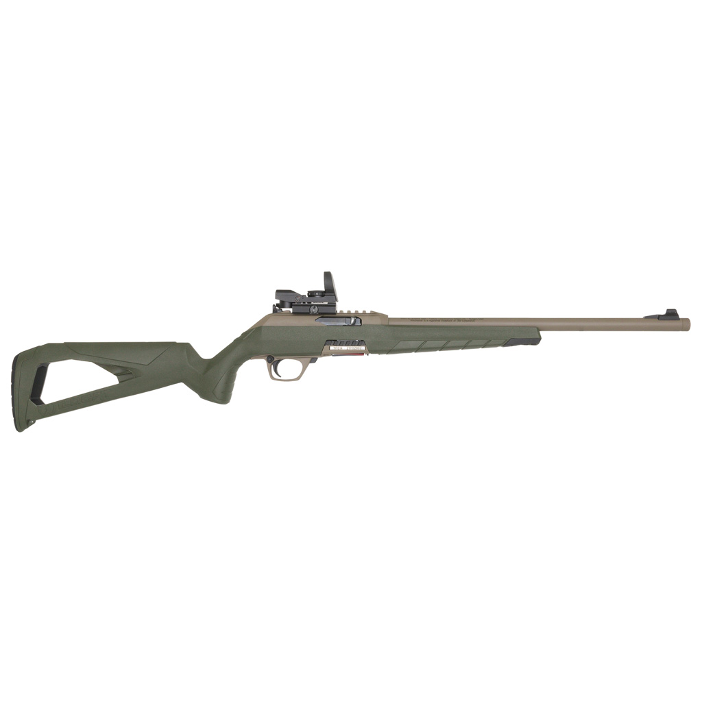 Winchester Wildcat Combo Rifle 22 LR. 16.5 in. Tan & OD Green with Reflex Sight - Image 3