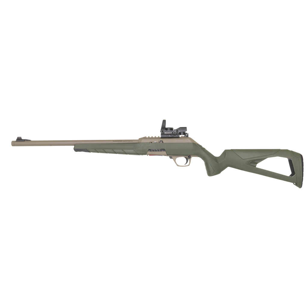 Winchester Wildcat Combo Rifle 22 LR. 16.5 in. Tan & OD Green with Reflex Sight - Image 4