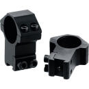 UTG AIRGUN/RIMFIRE RINGS 1" - HIGH PROFILE 2 PIECE 3/8 DVTL