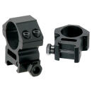 UTG RINGS 30MM MEDIUM PROFILE - MATTE BLACK PICATINNY/WEAVER