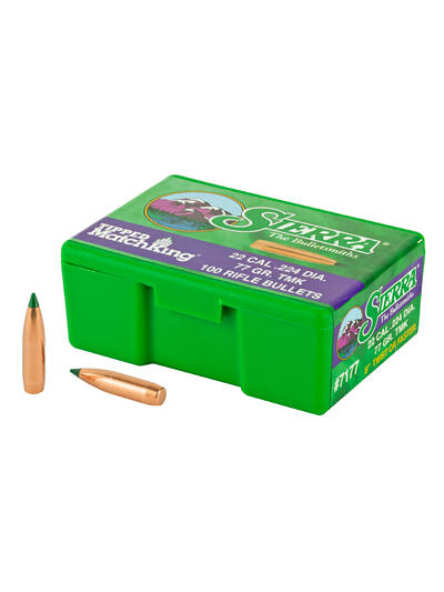 SIERRA TIPPED MK .224 77GR 100CT