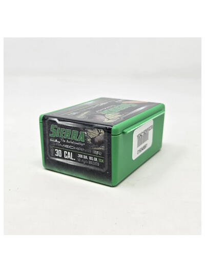 Sierra 30 Cal (.308 Dia) Reloading Bullets Gamechanger SRAA4665T 165 Grain Tipped Gameking 50 Pieces