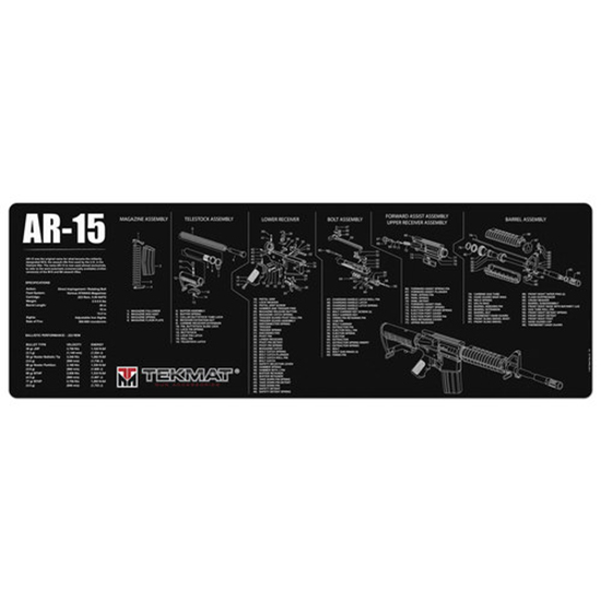 TEKMAT GUN CLEANING MAT AR15 BLACK
