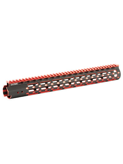 UTG PRO M-LOK 15"SSLM 2TN RL BLK/RD