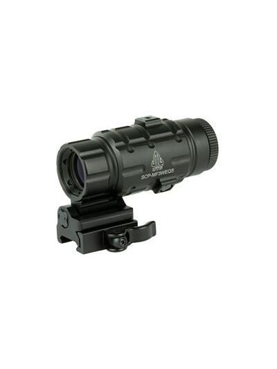 UTG 3X MAGNIFIER W/FTS QD MNT