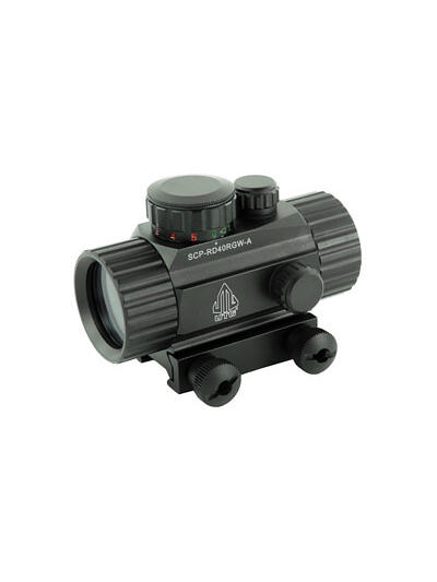 UTG RED/GRN RD W/PICT MNT DECK