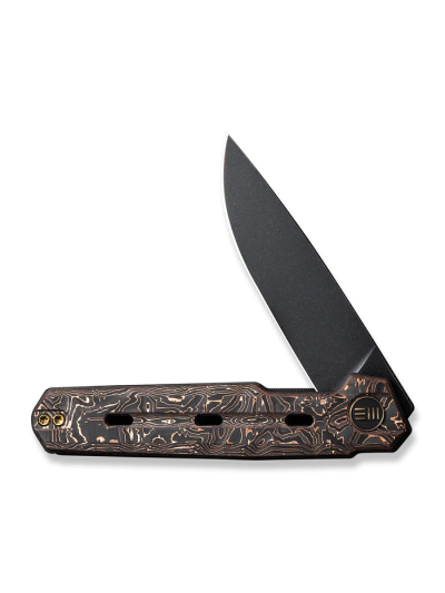 WEKNIFE Navo Flipper Knife Carbon Fiber Handle (3.25"" CPM 20CV Blade) WE22026-5