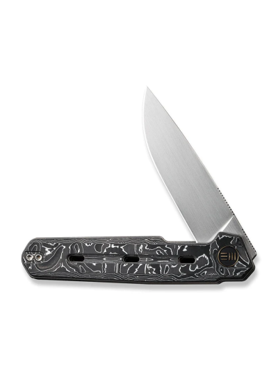 WEKNIFE Navo Flipper Knife Carbon Fiber Handle (3.25"" CPM 20CV Blade) WE22026-6