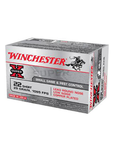 WIN SUPER-X 22SHORT LEAD RN  50/100