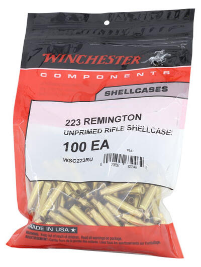 WINCHESTER UNPRIMED CASES 223 - REMINGTON 100 PACK 20PK/CS