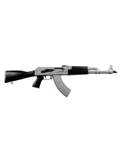 Zastava Arms ZPAPM70 AK47 Semi-Auto Rifle ZR7762CSB 16.25" 30+1 Silver Cerakote/Black Furniture
