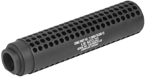 GUNTEC AR15 FAKE SUPPRESSOR - SOCOM STYLE 1/2X28 TPI BLACK