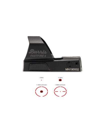 BURRIS OPTICS FASTFIRE IV MULTI-RETICLE