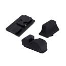 XS Sights Glock MOS Optic Mount Bundle for Glock ACRO Non Tritium Black