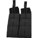 Advance Warrior Solutions Open Top Double Mag Pouch Black