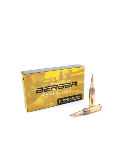 Berger 6mm Creedmoor 105gr Hybrid Target Match Grade Ammunition 20/rd