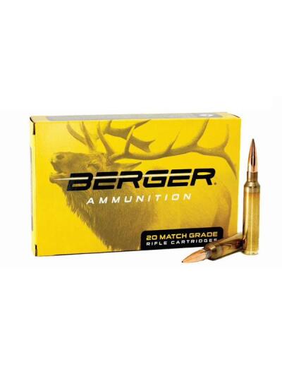 Berger Elite Hunter Rifle Ammunition 6mm Creedmoor 108gr HPBT 2931 fps 20/ct