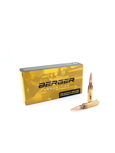 Berger Target Rigfle Ammunition 6.5 Creedmoor 144 gr LRHT 2830 fps 20/ct