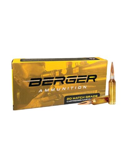 Berger Hybrid Target Rifle Ammunition 6.5 PRC 153.5gr OTM 2930 fps 20/ct