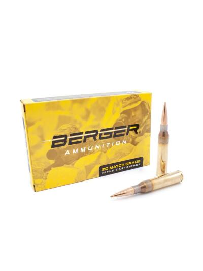Berger Hybrid Match Grade Handgun Ammunition 338 Lapua Magnum 300gr OTM Tactical Ammunition 20/rds
