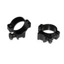 Burris Deluxe Aluminum .22 Rings 1" Medium 0.80 in Actual Height - Gloss