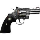 Colt Python "Filigree Frame" Handgun .357 Mag 6rd Capacity 3" Barrel Stainless Finish Wood Grips