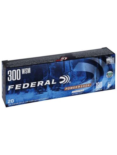 Federal Copper Power-Shok Rifle Ammunition .300 WSM 180 gr CHP 20/ct