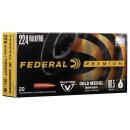 Federal Gold Medal Berger Rifle Ammunition .224 Valkyrie 80.5 gr OTM 2925 fps 20/ct