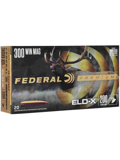 Federal Premium ELD-X Rifle Ammunition .300 Win Mag 200gr PT 20/ct
