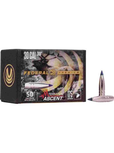 FEDERAL .308 CALIBER 175GR TERMINAL ASCENT COMP BULLET  50RD
