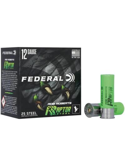 Federal Ron Roberts Raptor Steel Shotshells 12ga 3" 1-3/8oz 1400 fps #3 25/ct