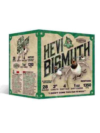 HEVI-Shot HEVI-Bismuth Shotshells 28ga 3" 1oz 1325 fps #3 1350 fps 25/ct