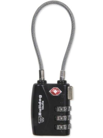 Single Pack TSA Sentry Approved Lock w/Steel Cable