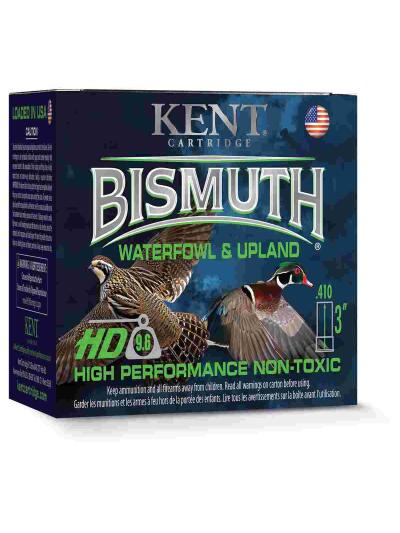 Kent Bismuth High-Performance Non-Toxic Waterfowl & Upland Shotshells 410ga 3" 9/16oz 1150 fps #4 25/ct