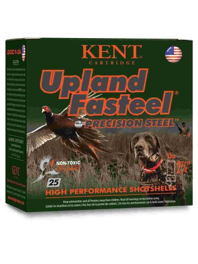 Kent Upland Fasteel Shotshells  12 ga 2-3/4" 1-1/8oz 1400 fps #7 25/ct