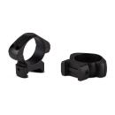 Konus 2-Piece Steel Riflescope Rings 1" Medium - Matte Black