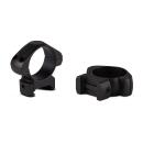 Konus 2-Piece Steel Riflescope Rings 30mm Medium - Matte Black