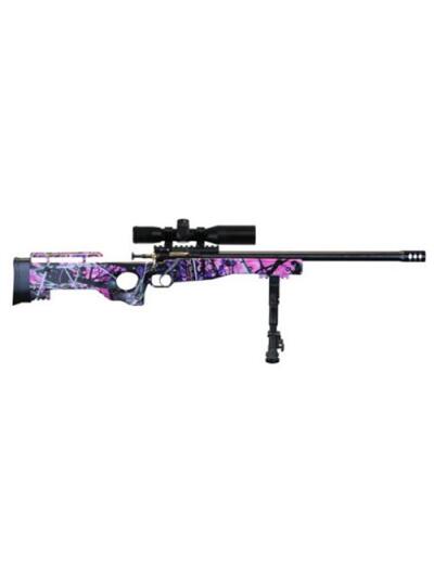 Crickett 22 LR Precision Rifle Muddy Girl Complete Package Blued Scope