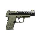 Kel-Tec CA Compliant P15 Handgun 9mm Luger 10rd Magazine 4" Barrel Black Side/OD Green Grip