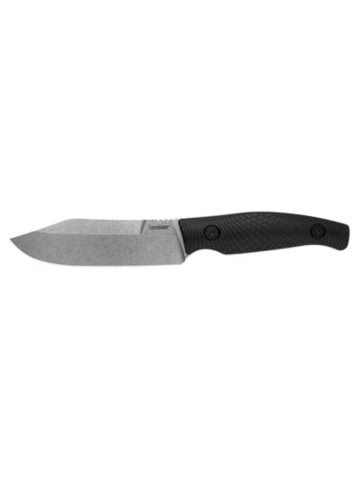 Kershaw Camp 5 Fixed Knife 4-3/4" Clip Point Blade Black