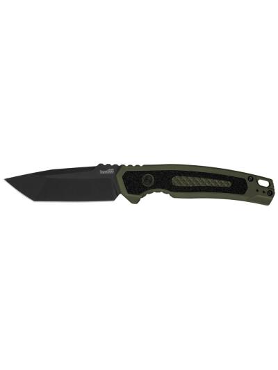 Kershaw Launch 16 Automatic Folding Knife 3-1/2" Tanto Blade Black Olive