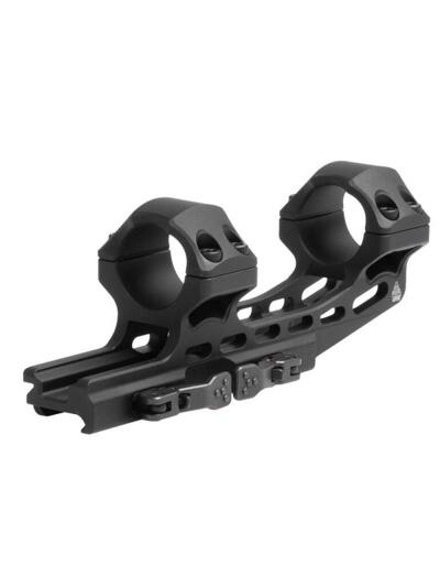 Leapers 1-Piece UTG ACCU-SYNC QR Cantilever Mount 1" High w 50mm Offset - Matte Black