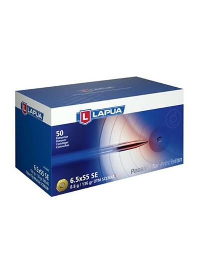 Lapua Rifle Ammo  6.5x55 Swede136 gr Scenar-L OTM bx/50