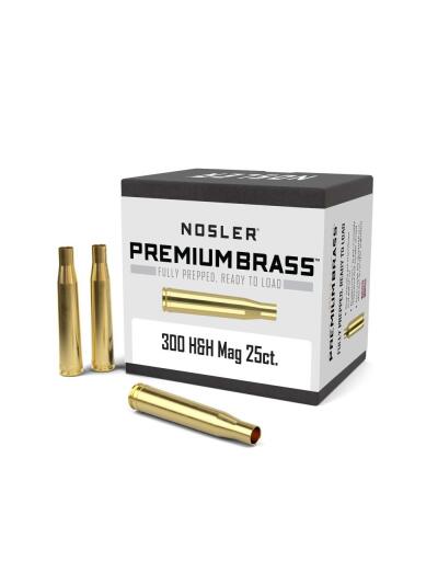 Nosler Unprimed Brass Rifle Cartridge Cases .300 H&H 25/ct