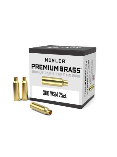Nosler Unprimed Brass Rifle Cartridge Cases .300 WSM 25/ct