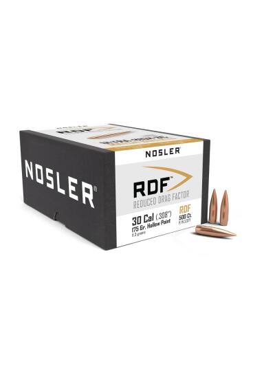 Nosler RDF Match Rifle Bullets .30 cal .308" 175 gr HPBT 500/ct