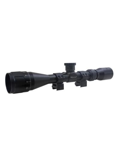 BSA Sweet .17 3-9x40mm Adjustable Objective Rifle Scope SFP 30/30 Reticle Non Illuminated Black with Dovetail Rings Blister